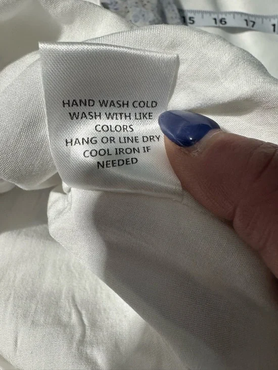 In Loom Smocked Tiered Maxi Dress – Size Large Boho Cottagecore Prairie Flowy - Picture 5 of 13